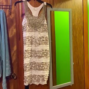 Sheer Ruffle Dress, Small